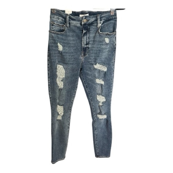 Good American Bombshell Short Blue Jeans - Picture 1 of 6